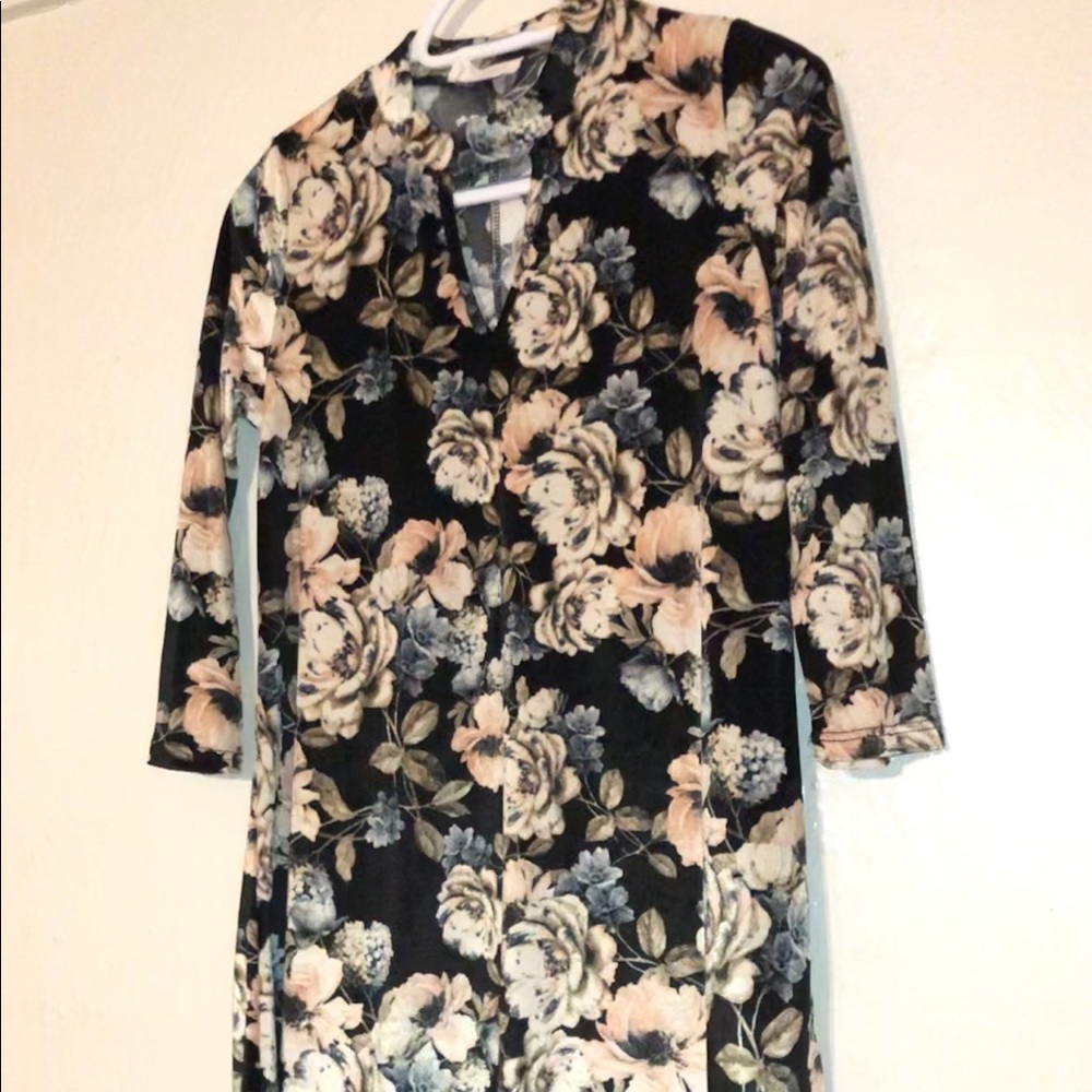 Velvet like Dress